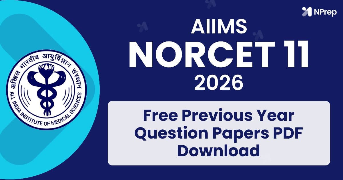 NORCET PYQs with Answer Key Free PDF Download